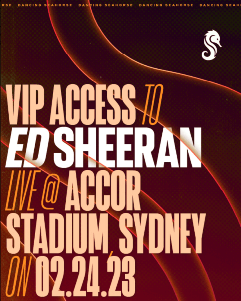 Ed Sheeran Poster for VIP Activation