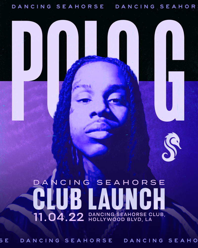POLO G Event Poster for VIP Activation