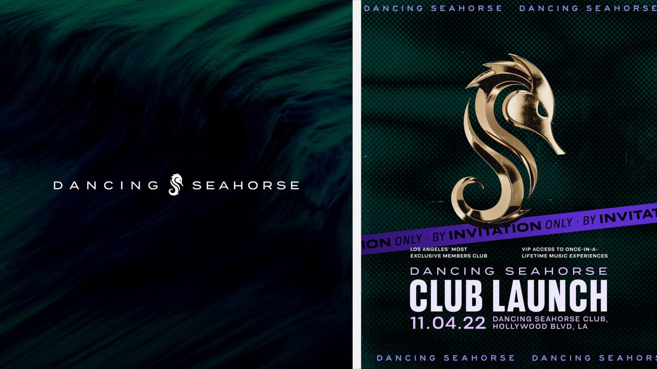 Dancing Seahorse Brand and Poster Design