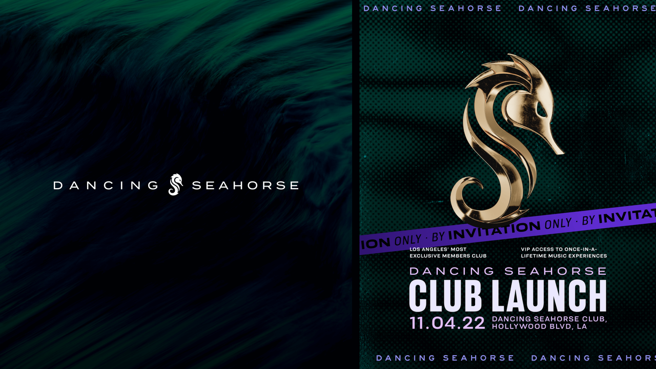Dancing Seahorse Brand and Poster Design