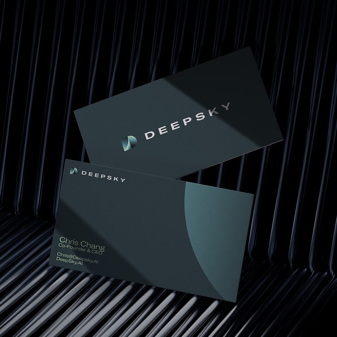 DeepSky Identity on business card