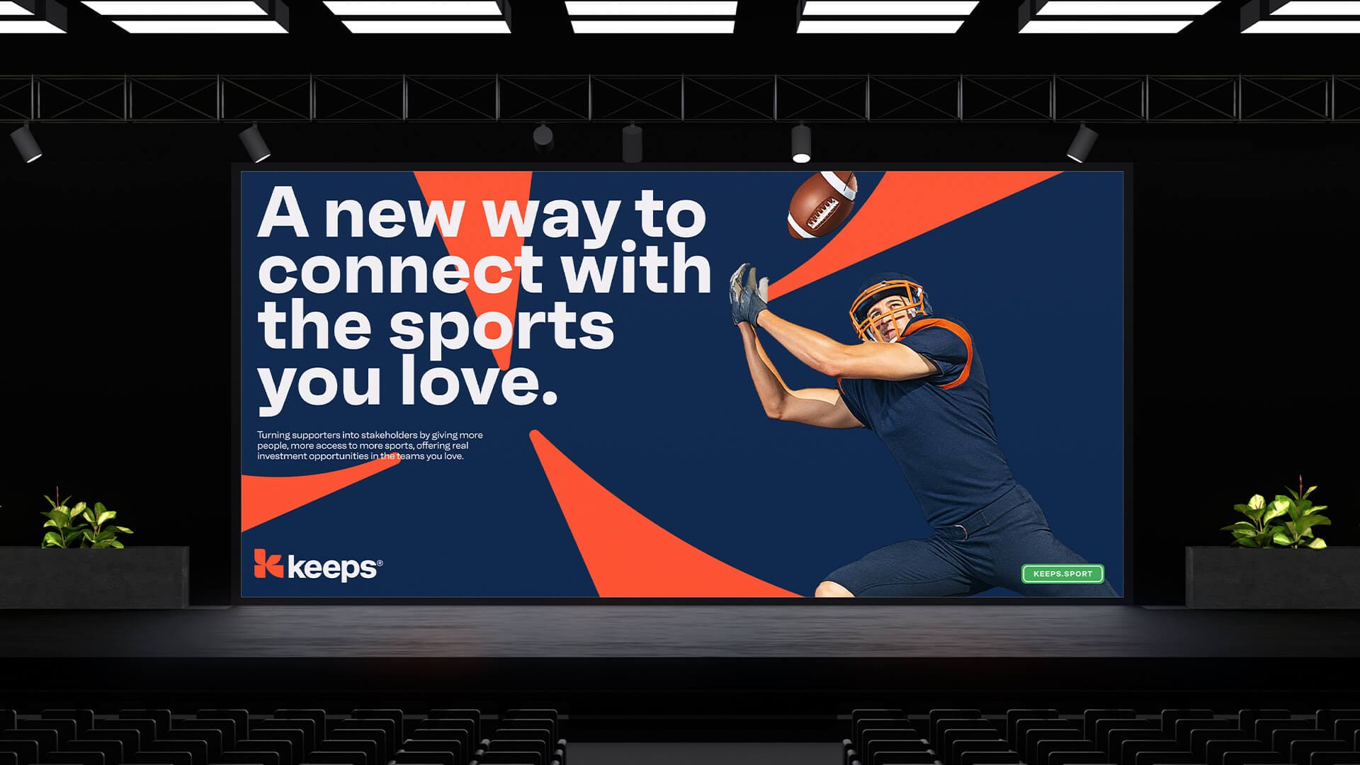 Event stage for Keeps campaign