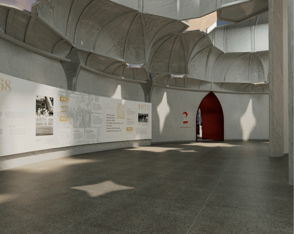 Hall of Frame CGI 3D Environment interactive wall