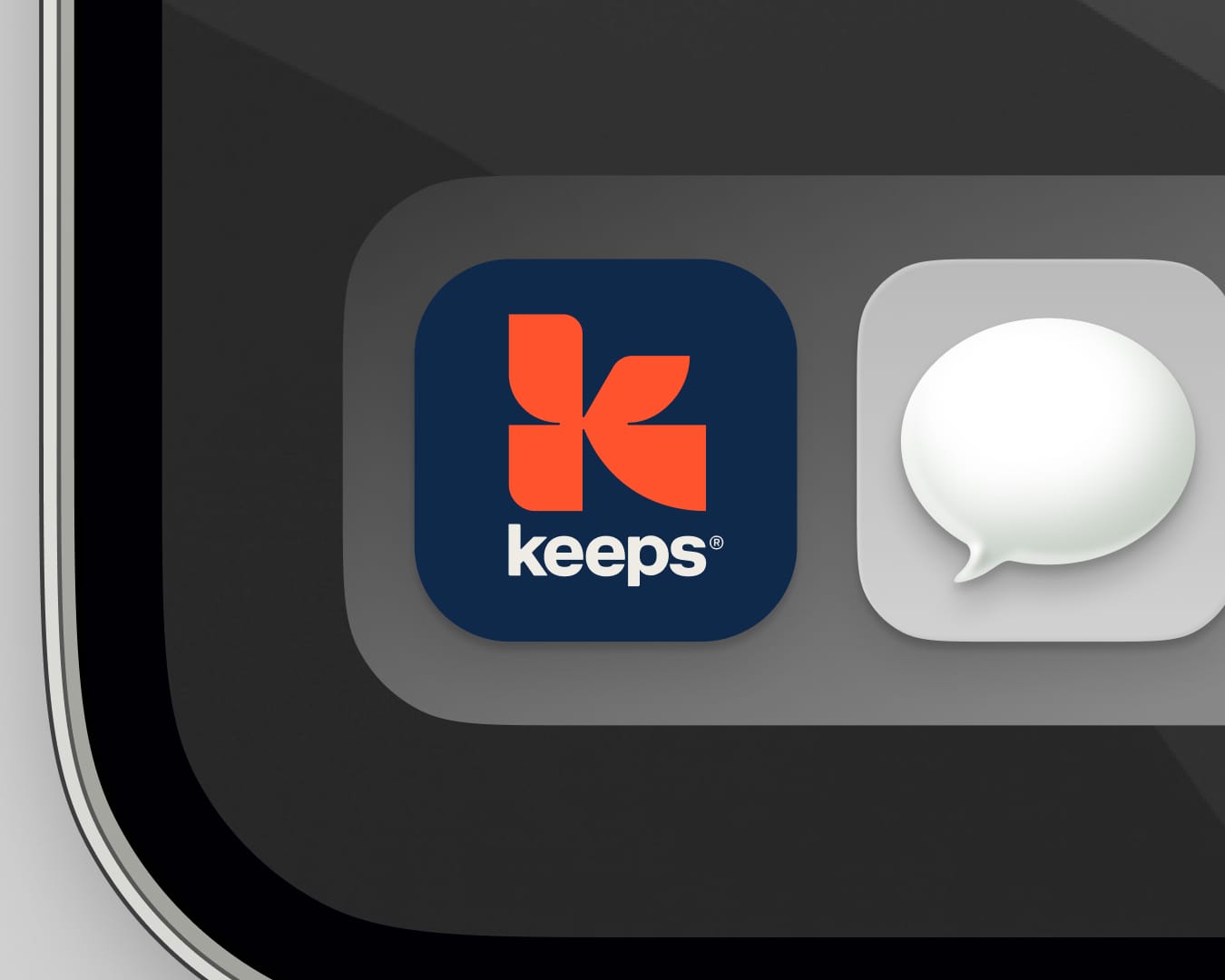 Keeps app icon