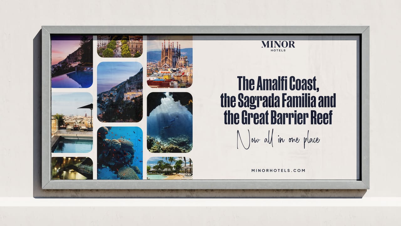 Minor Hotels Launch Campaign Billboard