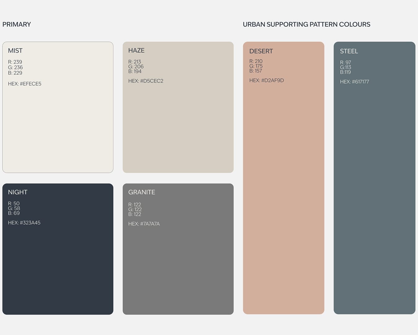 Urban Colour Scheme